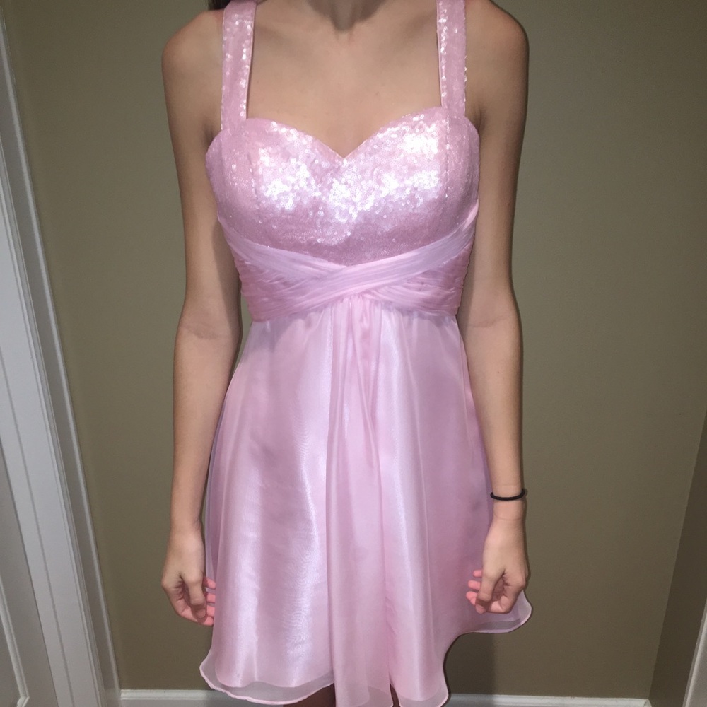 Light Pink Sequin Dress